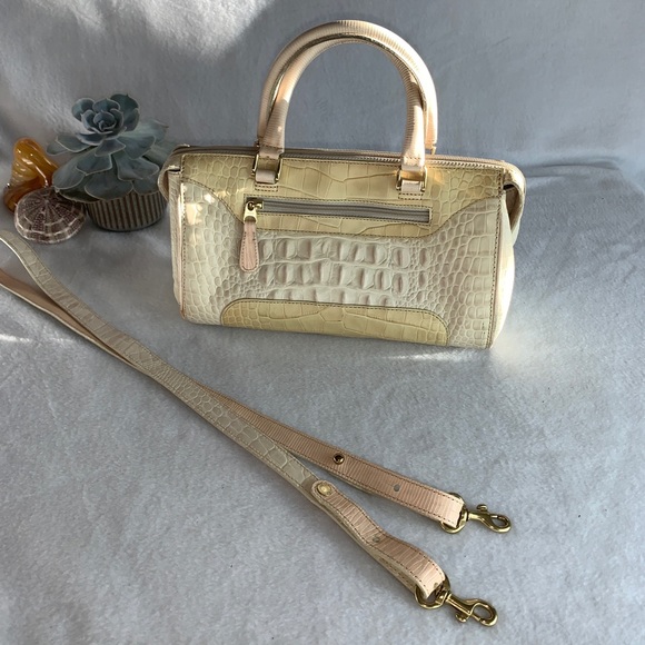 Brahmin Croc Leather Baguette Purse - Picture 13 of 13